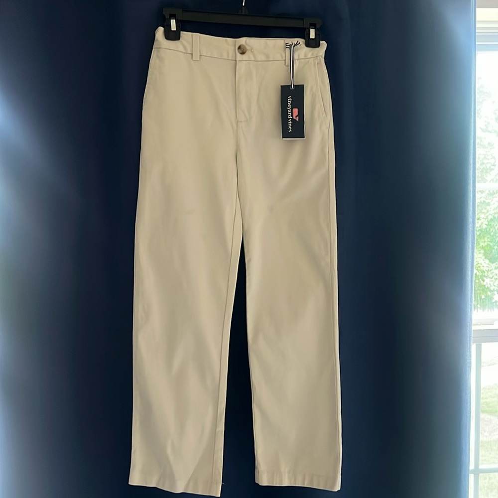 Brand new vineyard vines boys size 12 khakis